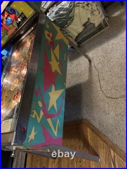 Vintage 1971 Williams Stardust Pinball Machine 4 Player EM Arcade Game Works