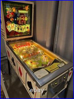 Vintage 1973 Bally Hi Lo Ace Electro Mechanical card EM pinball game