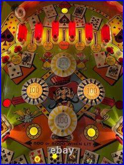 Vintage 1973 Bally Hi Lo Ace Electro Mechanical card EM pinball game