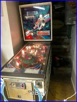 Vintage 1974 Williams Skylab Pinball Machine in Working Condition. Great Shape