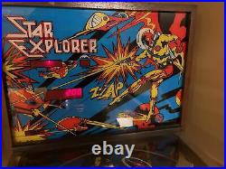 Vintage 1977 Star Explorer Pin Ball Machine Everything Works Great Piece For All