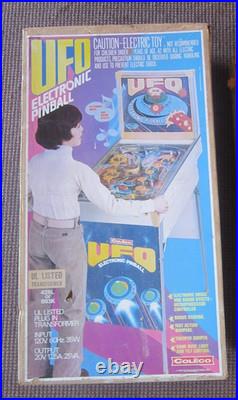 Vintage 1978 Coleco UFO ELECTRIC PINBALL ELECTRIC TOY GAME For parts or repair