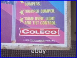 Vintage 1978 Coleco UFO ELECTRIC PINBALL ELECTRIC TOY GAME For parts or repair