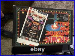 Vintage 1979 TOMY Atomic Arcade Tabletop Pinball Machine Tested Works Vintage 1979 TOMY Atomic Arcade Tabletop Pinball Machine Tested Works