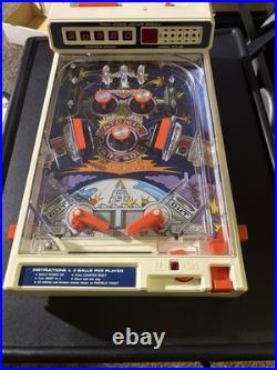 Vintage 1979 TOMY Atomic Arcade Tabletop Pinball Machine Tested Works Vintage 1979 TOMY Atomic Arcade Tabletop Pinball Machine Tested Works