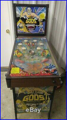 Vintage 1981 Battle Of The Gods Pinball Machine Coleco Home Family Arcade Rare