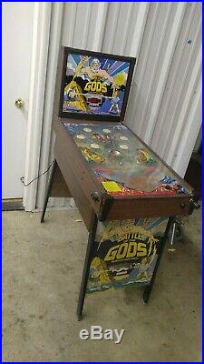 Vintage 1981 Battle Of The Gods Pinball Machine Coleco Home Family Arcade Rare