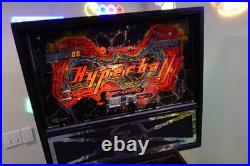 Vintage 1982 WIlliams PINBALL Hyperball Arcade Video game Machine WORKS RARE