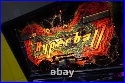 Vintage 1982 WIlliams PINBALL Hyperball Arcade Video game Machine WORKS RARE