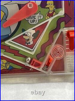 Vintage 1990 The Simpsons Table Top Pinball Game Sharon 20x10 Tested Complete