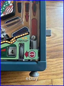 Vintage 1991 TOMY American Electronic Tabletop Pinball Machine Complete with Box