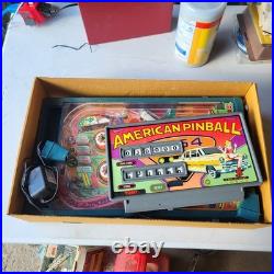 Vintage 1991 Tomy American Pinball Electronic Table Machine Working with Plug