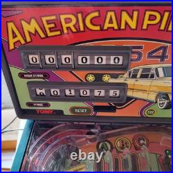 Vintage 1991 Tomy American Pinball Electronic Table Machine Working with Plug