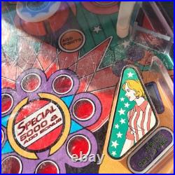 Vintage 1991 Tomy American Pinball Electronic Table Machine Working with Plug