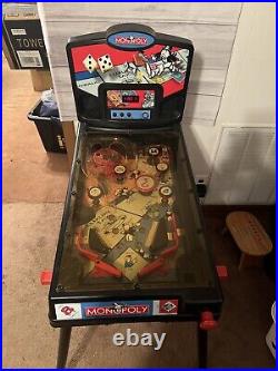 Vintage 2000 Hasbro Pinball MONOPOLY Electronic WithLegs
