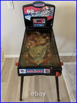 Vintage 2000 Monopoly Pinball Machine Game by Hasbro