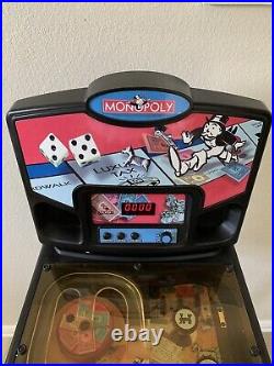 Vintage 2000 Monopoly Pinball Machine Game by Hasbro