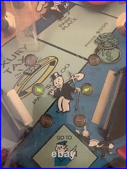 Vintage 2000 Monopoly Pinball Machine Game by Hasbro