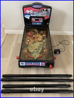 Vintage 2000 Monopoly Pinball Machine Game by Hasbro