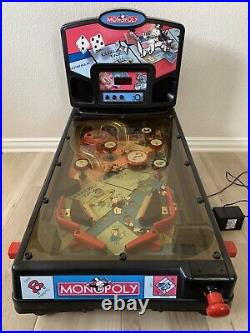 Vintage 2000 Monopoly Pinball Machine Game by Hasbro