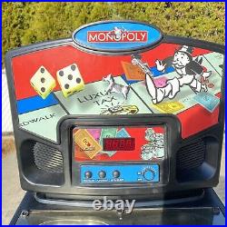 Vintage 2000 Pinball Machine Hasbro Monopoly Electronic For Parts Or Repair READ