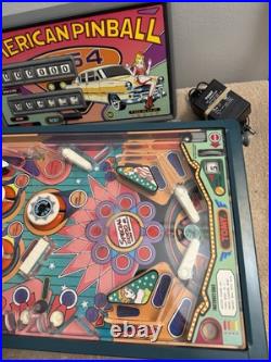 Vintage American Pinball Tabletop Game Tested Working Strong Flippers & Sound