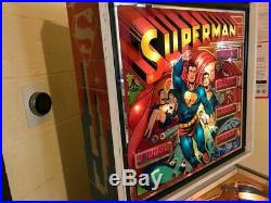 Vintage Atari Original Superman Pinball Machine