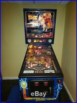 Vintage Back to the Future Pinball Machine, Great Working Condition LTD to 3,000