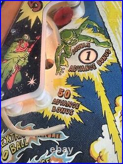 Vintage Bally 1970s Galaxy Ranger Pinball Machine Works Tested Great