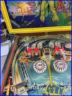 Vintage Bally 1970s Galaxy Ranger Pinball Machine Works Tested Great