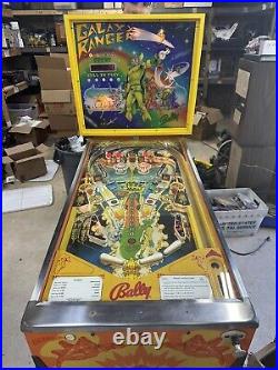 Vintage Bally 1970s Galaxy Ranger Pinball Machine Works Tested Great