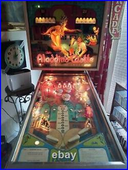 Vintage Bally 1976 Aladdin's Castle Pinball Machine 1 Or 2 Play & Works Great