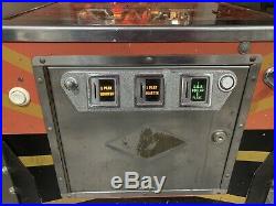 Vintage Bally 1980 Flash Gordon 1-4 Play Pinball Machine