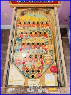 Vintage Bally Beach Club Bingo Pinball Machine
