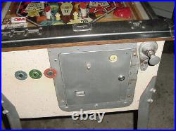Vintage Bally Bingo Pinball Machine 1972 Double-up Single Player With The Keys