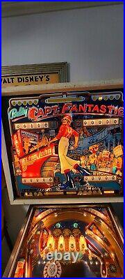 Vintage Bally Capt. Fantastic Pinball Arcade Machine 1976 LOCAL PICKUP ONLY ASIS