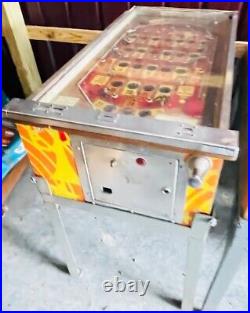 Vintage Bally Pinball Machine Dixieland Bingo 1978 For Restoration or Parts