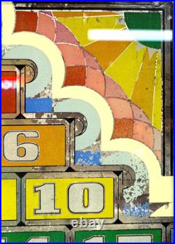 Vintage Bally Triumph pinball machine 1940s Glass Wall Display Framed