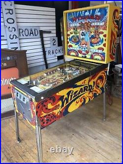 Vintage Bally Wizard Pinball machine WORKS GREAT