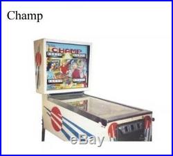 Vintage Champ 1974 Pinball Machine Rare! Pittsburgh Local Pickup