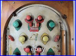 Vintage Chicago Coin Machine Sports Pinball Machine 1939 As Is