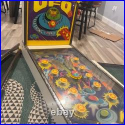 Vintage Coleco UFO Electronic Pinball Complete Home Sized AS IS Parts or Repair