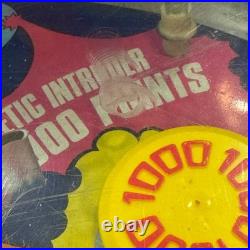 Vintage Coleco UFO Electronic Pinball Complete Home Sized AS IS Parts or Repair