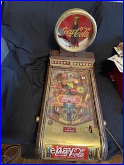 Vintage Franklin Mint Coca Cola Pinball Machine Parts Or Repair