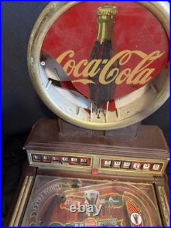 Vintage Franklin Mint Coca Cola Pinball Machine Parts Or Repair