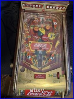 Vintage Franklin Mint Coca Cola Pinball Machine Parts Or Repair