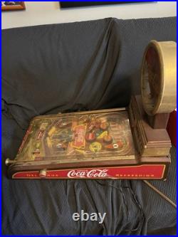 Vintage Franklin Mint Coca Cola Pinball Machine Parts Or Repair