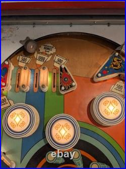 Vintage Gottlieb Orbit (1971) Pinball Machine 4 Player EM Arcade Game Works