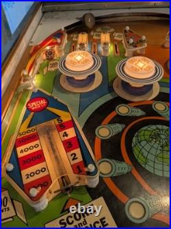 Vintage Gottlieb Orbit (1971) Pinball Machine 4 Player EM Arcade Game Works