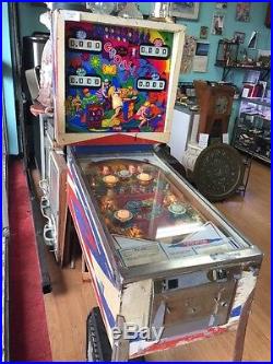 Vintage Groovy Pinball Machine By Gottlieb Arcade. Rare Machine